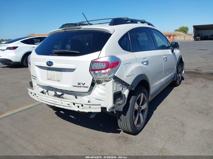 Vin: jf2gpbkc7eh290230, lot: 46241780, subaru xv crosstrek hybrid 2.0i touring 20144