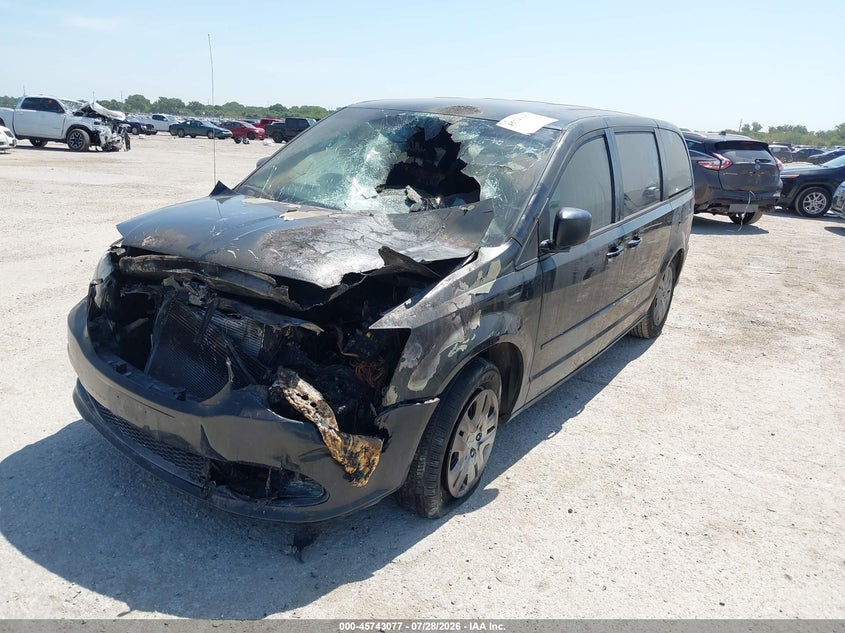 Vin: 2c4rdgbgxgr387445, lot: 46241781, dodge grand caravan se 20162