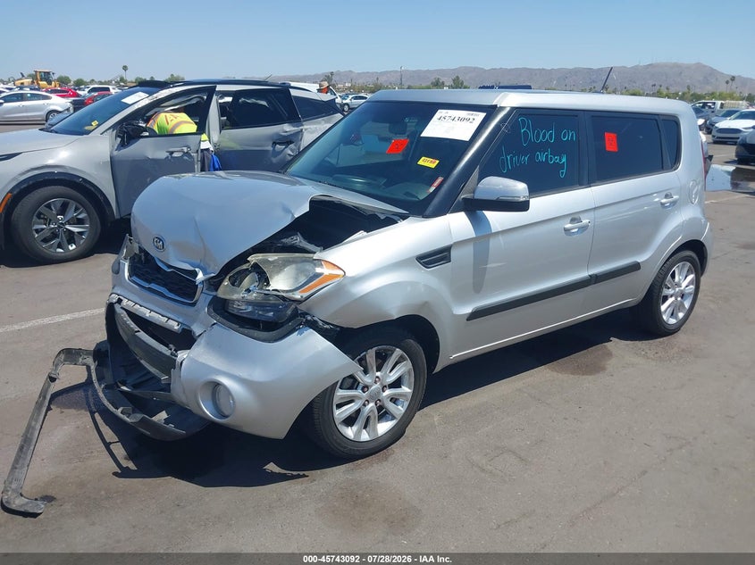 Vin: kndjt2a68c7441252, lot: 46241796, kia soul + 20122