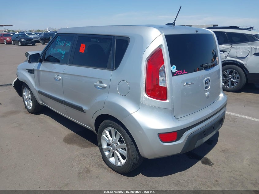 Vin: kndjt2a68c7441252, lot: 46241796, kia soul + 20123