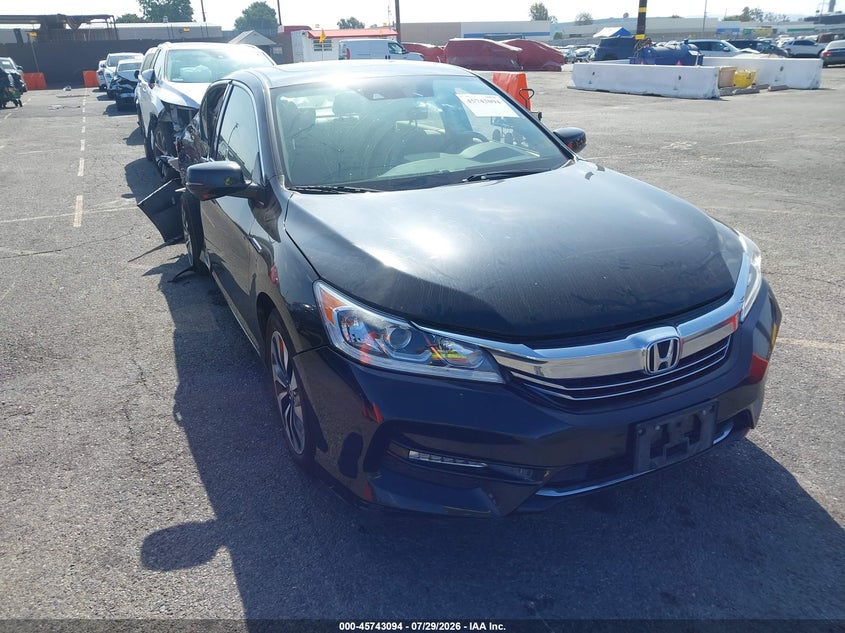 Vin: jhmcr6f57hc028783, lot: 46241800, honda accord hybrid ex-l 2017 img_1