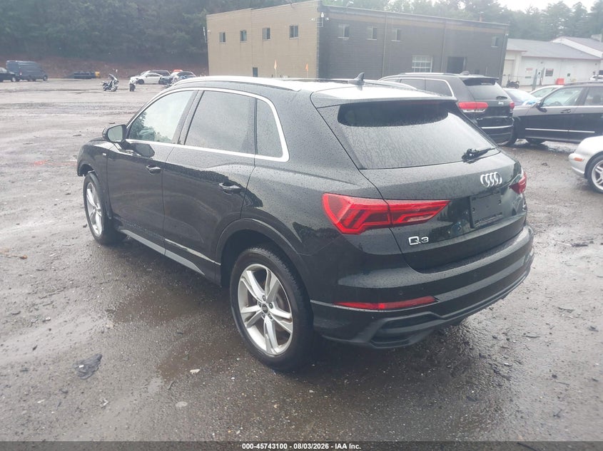 Vin: wa1decf30r1184749, lot: 46241804, audi q3 premium 45 tfsi s line quattro tiptronic 20243