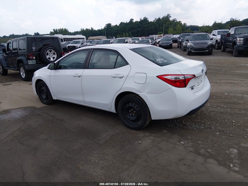 Vin: 2t1burhe2gc600794, lot: 46241854, toyota corolla le 20163