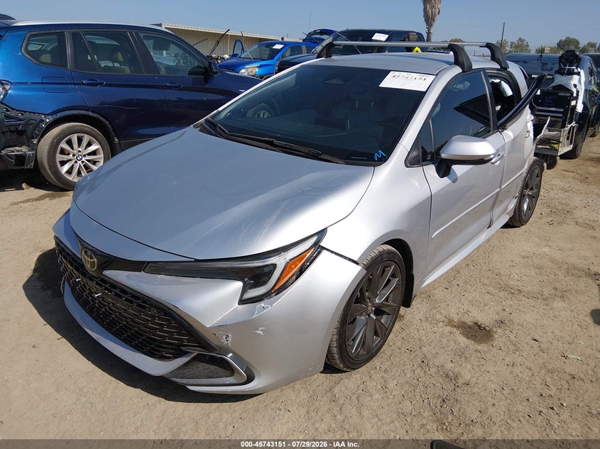 Vin: jtnc4mbexp3196194, lot: 46241855, toyota corolla xse 20232