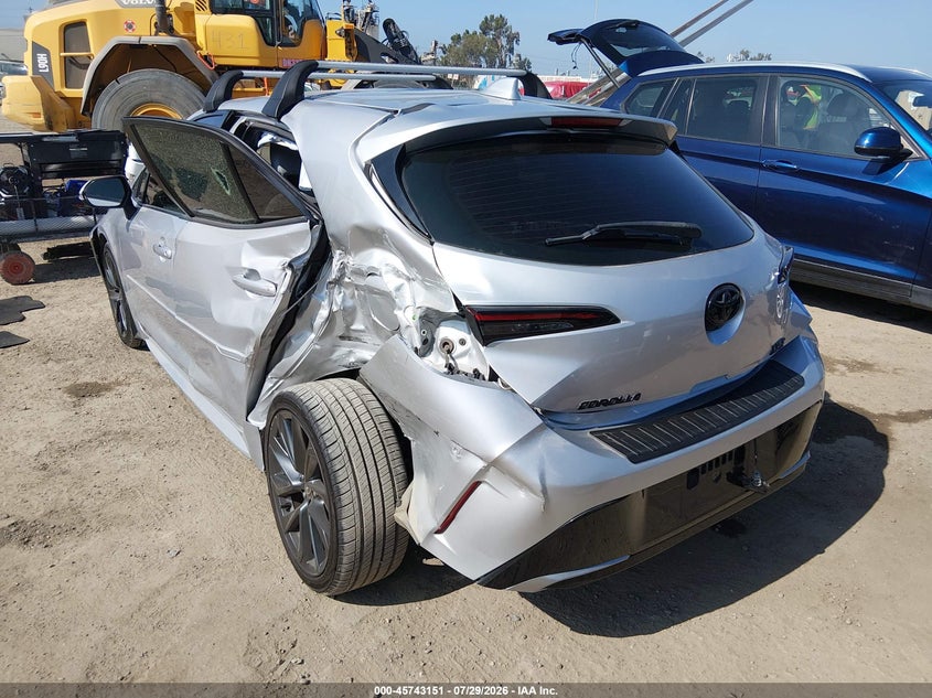 Vin: jtnc4mbexp3196194, lot: 46241855, toyota corolla xse 20233