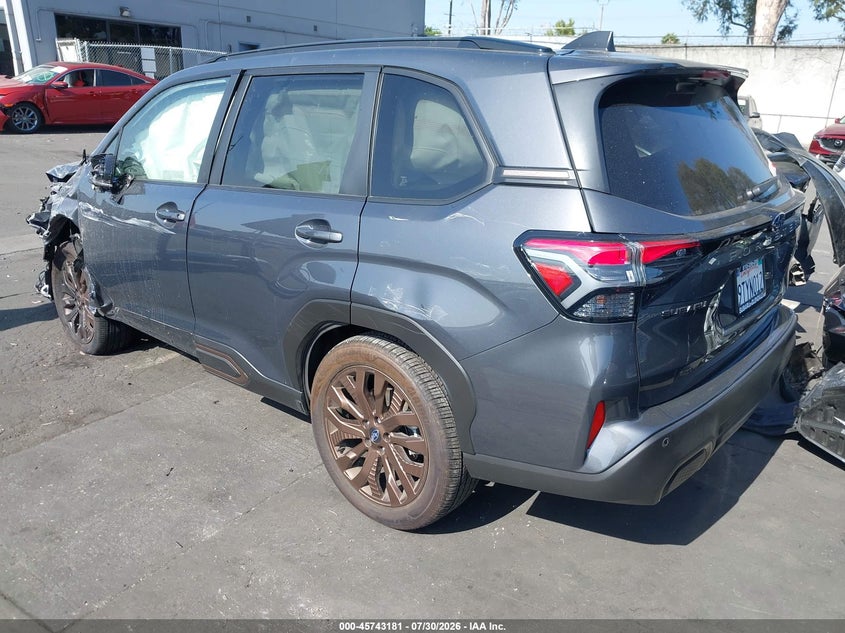 Vin: jf2sldhc5sh523316, lot: 46241885, subaru forester sport 20253