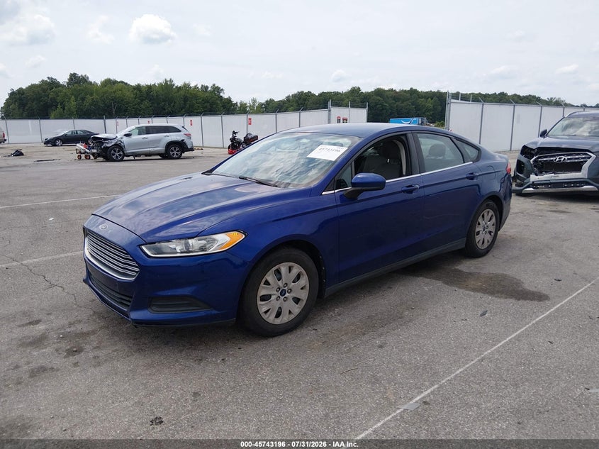 Vin: 3fa6p0g76dr161134, lot: 46241900, ford fusion s 20132
