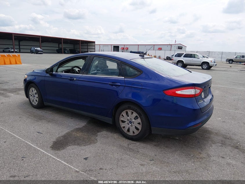 Vin: 3fa6p0g76dr161134, lot: 46241900, ford fusion s 20133
