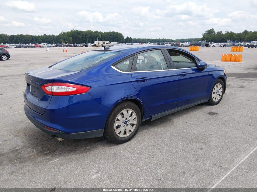 Vin: 3fa6p0g76dr161134, lot: 46241900, ford fusion s 20134