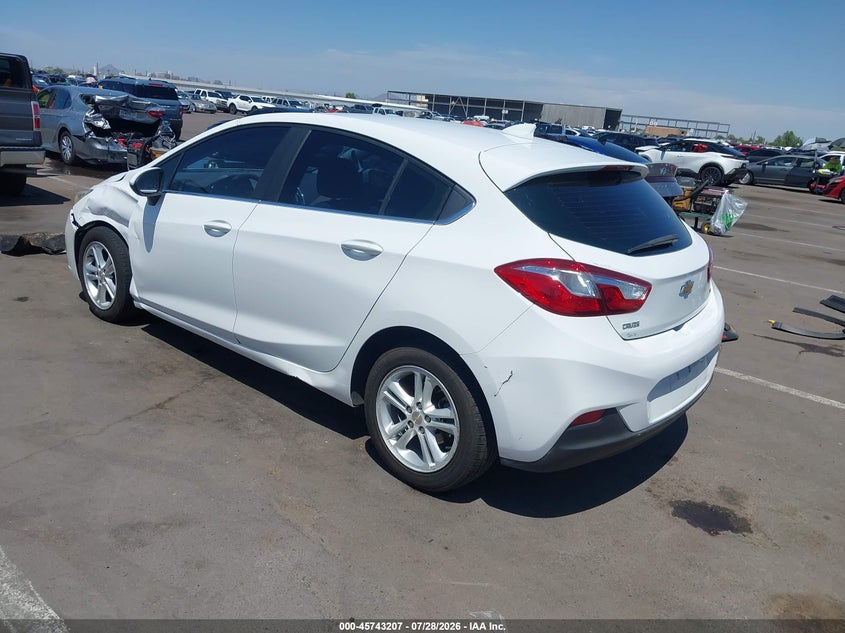 Vin: 3g1be6sm3js650909, lot: 46241911, chevrolet cruze lt auto 20183