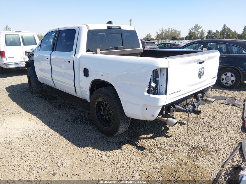 Vin: 1c6srfhmxpn513303, lot: 46241932, ram 1500 limited  4x4 5'7 box 20233