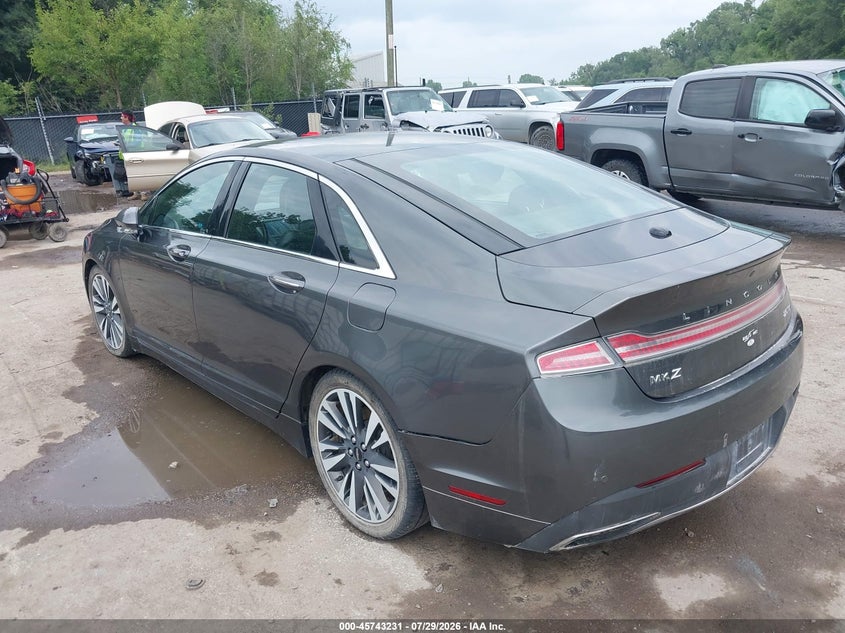 Vin: 3ln6l5f95hr605403, lot: 46241935, lincoln mkz reserve 20173