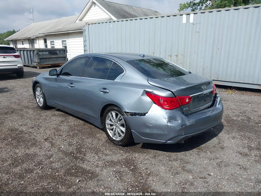 Vin: jn1bv7ar4em699474, lot: 46241938, infiniti q50 premium 20143