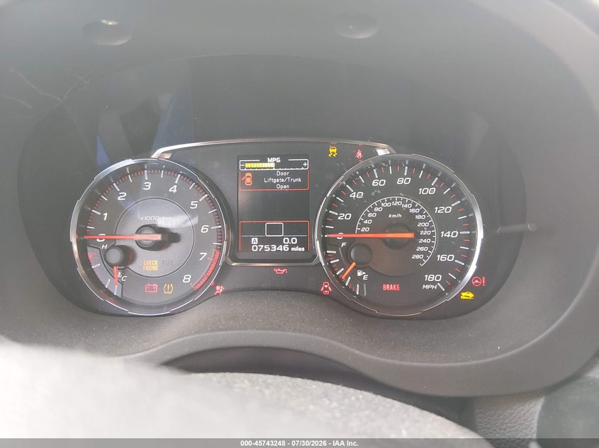2021 SUBARU WRX auction photo 7
