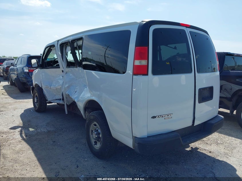 Vin: 1gawgrfa5d1122873, lot: 46241972, chevrolet express 2500 lt 20133