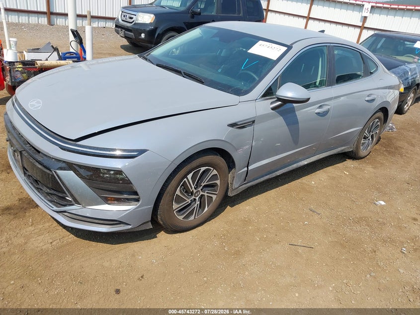 Vin: kmhl24jj1ta167144, lot: 46241976, hyundai sonata hybrid blue 20262