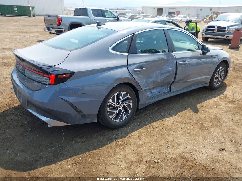 Vin: kmhl24jj1ta167144, lot: 46241976, hyundai sonata hybrid blue 20264