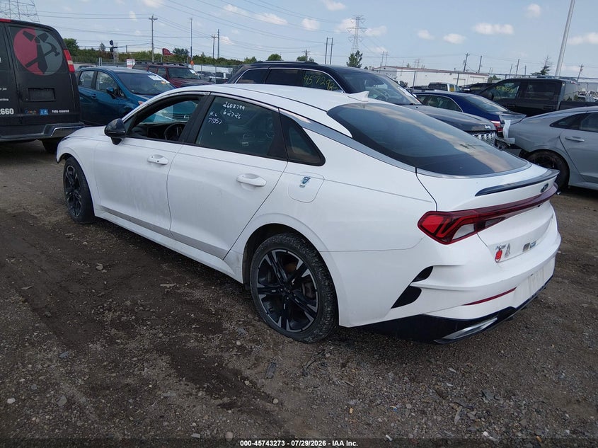 Vin: 5xxg64j2xmg054074, lot: 46241977, kia k5 gt-line 20213