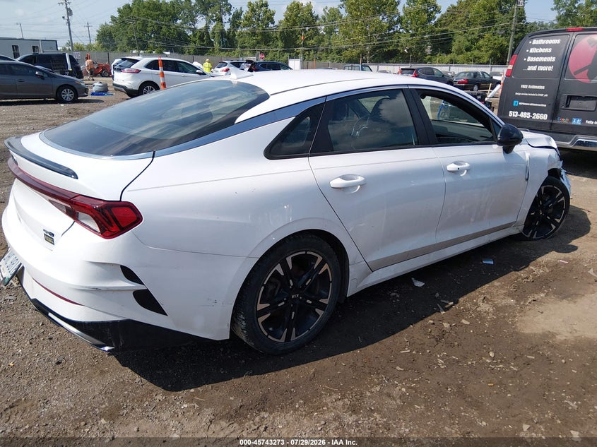 Vin: 5xxg64j2xmg054074, lot: 46241977, kia k5 gt-line 20214