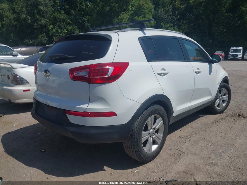 Vin: kndpb3a24d7516451, lot: 46241984, kia sportage lx 20134