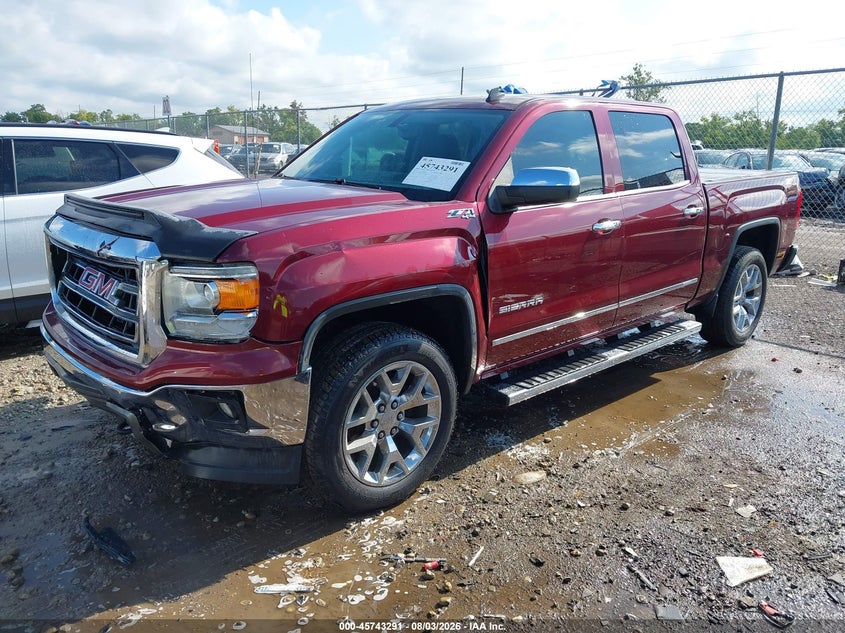Vin: 3gtu2vec2eg498099, lot: 46241995, gmc sierra 1500 slt 20142