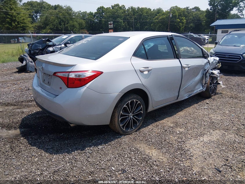 Vin: 2t1burhe6fc385046, lot: 46242001, toyota corolla s plus 20154