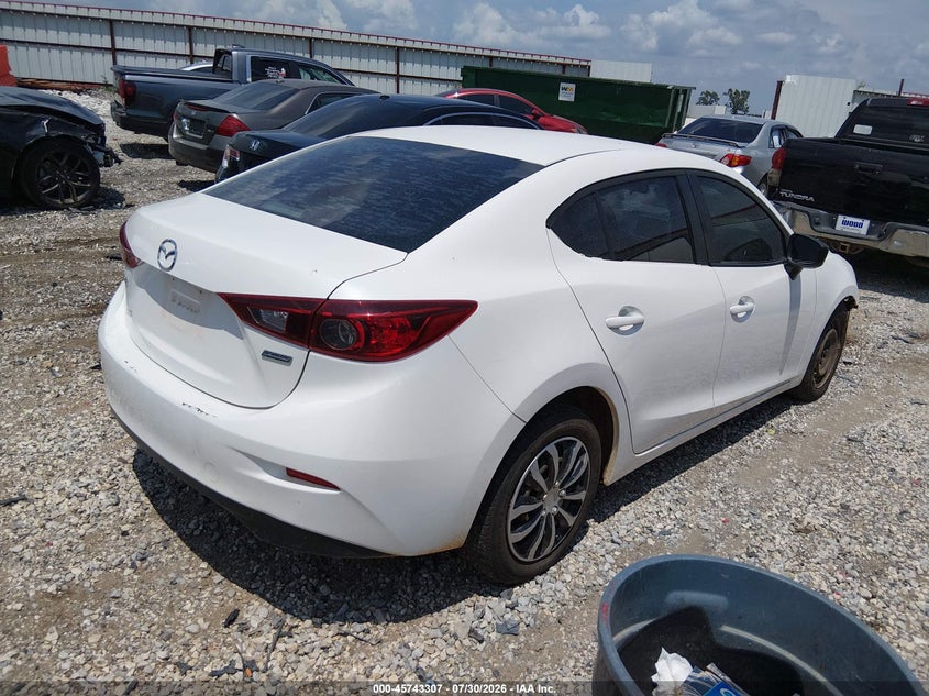 Vin: 3mzbm1u70fm162255, lot: 46242012, mazda mazda3 i sport 20154