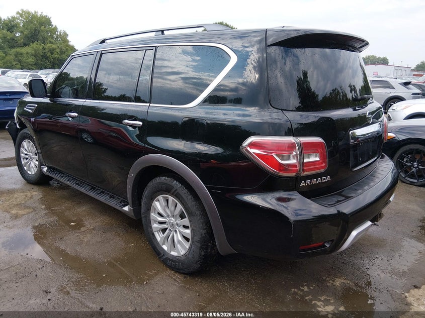 Vin: jn8ay2nc0h9502952, lot: 46242023, nissan armada sv 20173