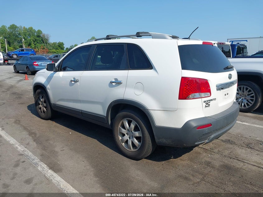 Vin: 5xykt4a14bg177355, lot: 46242026, kia sorento lx 20113