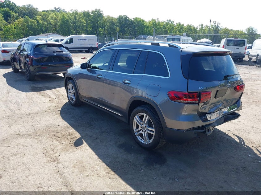 Vin: wdc4m4hbxlw007200, lot: 46242050, mercedes-benz glb 250 4matic 20203
