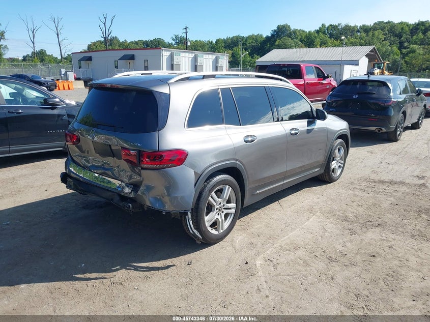 Vin: wdc4m4hbxlw007200, lot: 46242050, mercedes-benz glb 250 4matic 20204
