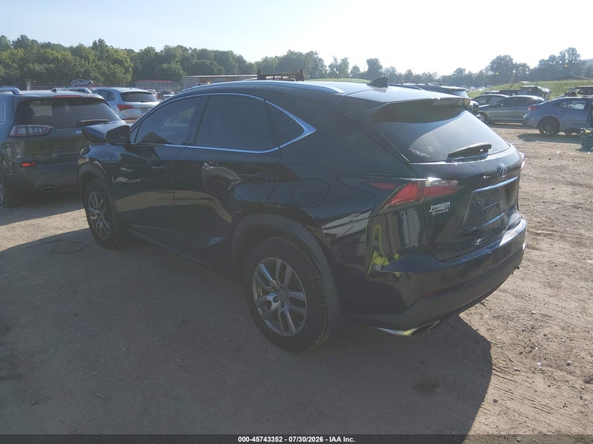 Vin: jtjbarbz3f2015494, lot: 46242057, lexus nx 200t 20153
