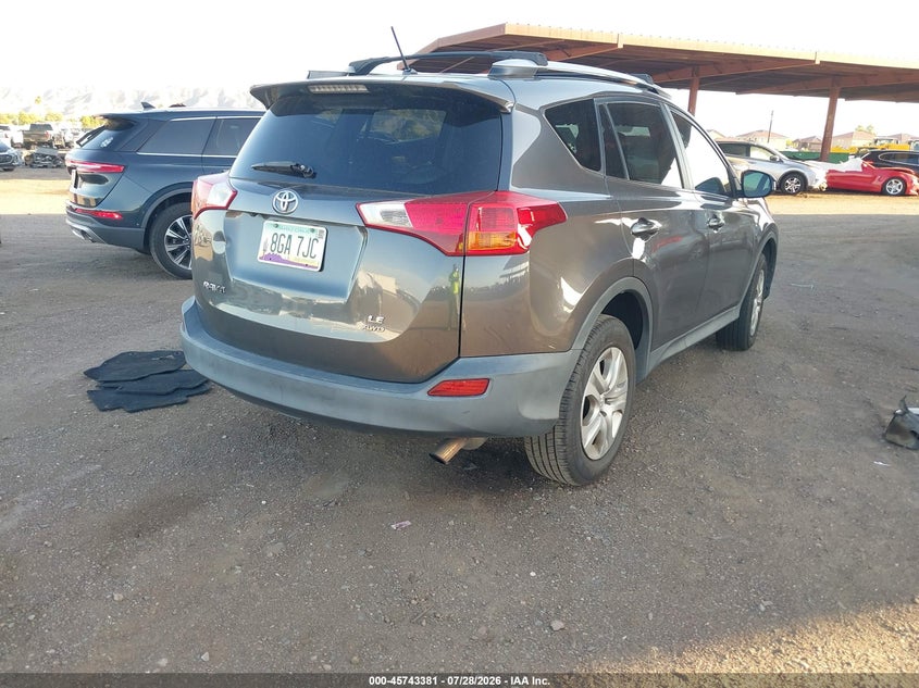 Vin: 2t3bfrevxdw113911, lot: 46242085, toyota rav4 le 20134