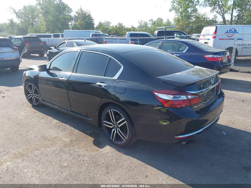 Vin: 1hgcr2f15ha027488, lot: 46242106, honda accord sport se 20173