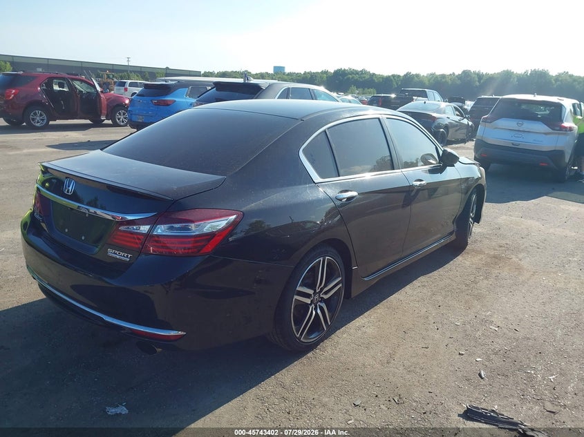Vin: 1hgcr2f15ha027488, lot: 46242106, honda accord sport se 20174