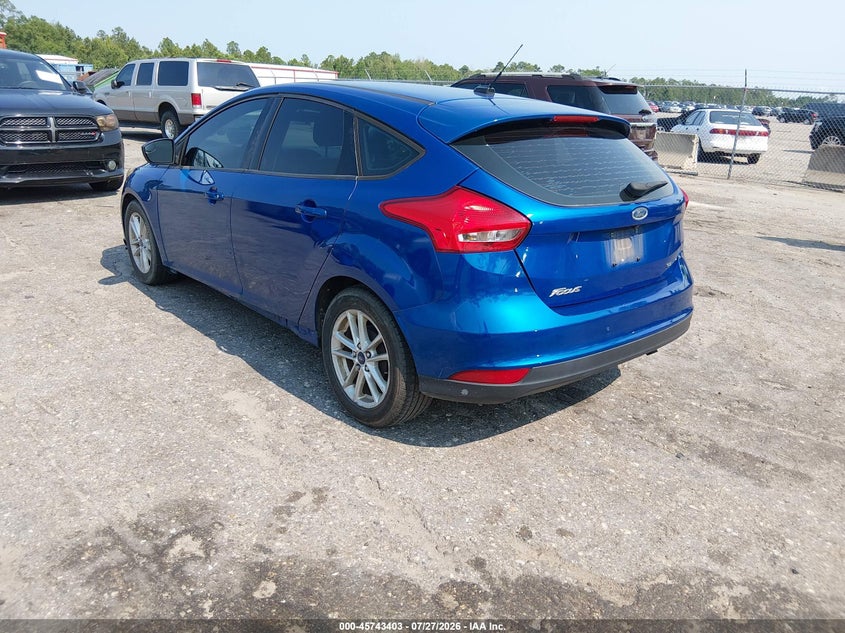 Vin: 1fadp3k23jl220574, lot: 46242107, ford focus se 20183