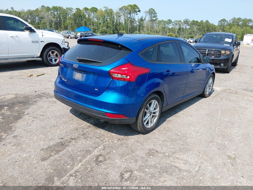 Vin: 1fadp3k23jl220574, lot: 46242107, ford focus se 20184