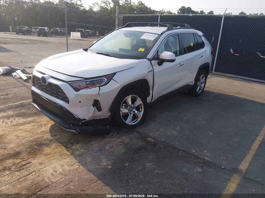 Vin: 4t3dwrfv5lu008991, lot: 46242122, toyota rav4 hybrid limited 20202