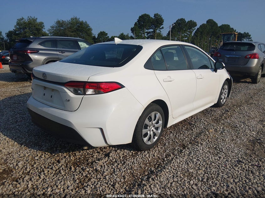 Vin: 5yfb4mde5sp258176, lot: 46242131, toyota corolla le 20254