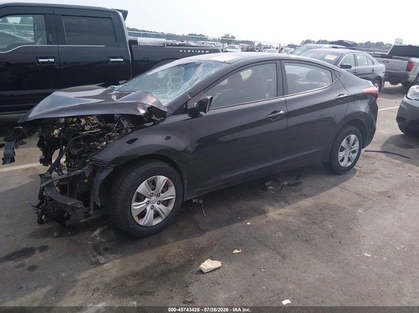 Vin: 5npdh4ae1gh695176, lot: 46242132, hyundai elantra se 20162