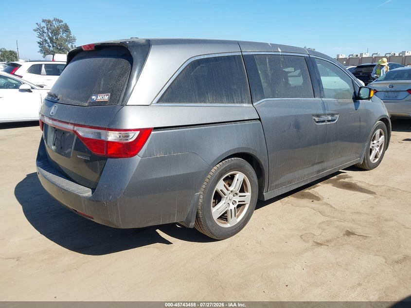 Vin: 5fnrl5h95db061527, lot: 46242162, honda odyssey touring/touring elite 20134