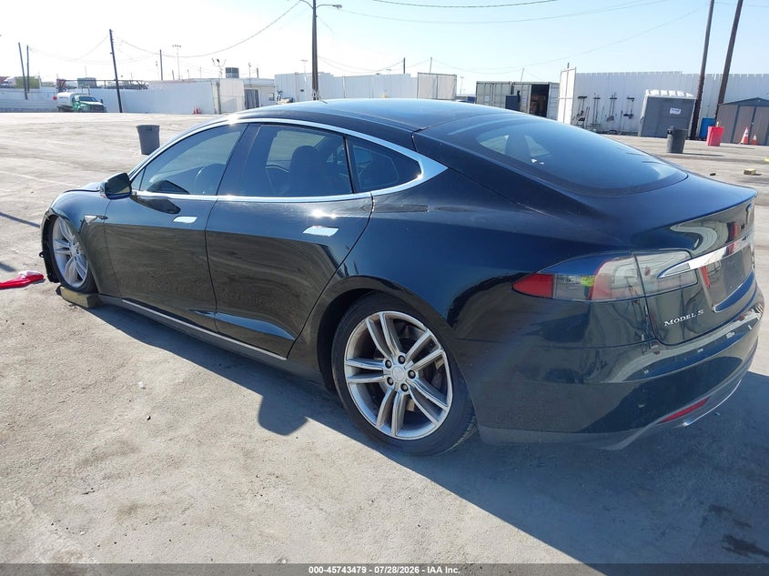 2015 TESLA MODEL S auction photo 3