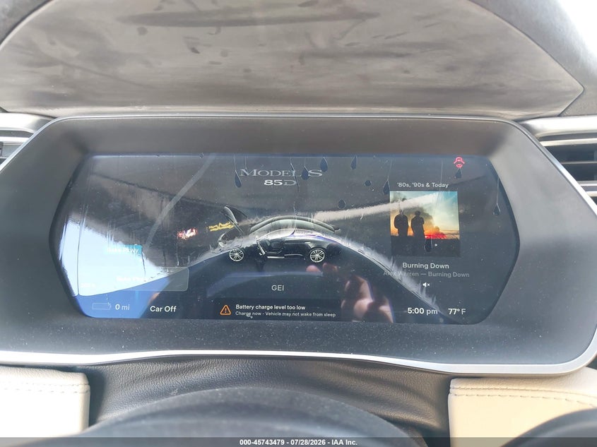 2015 TESLA MODEL S auction photo 7