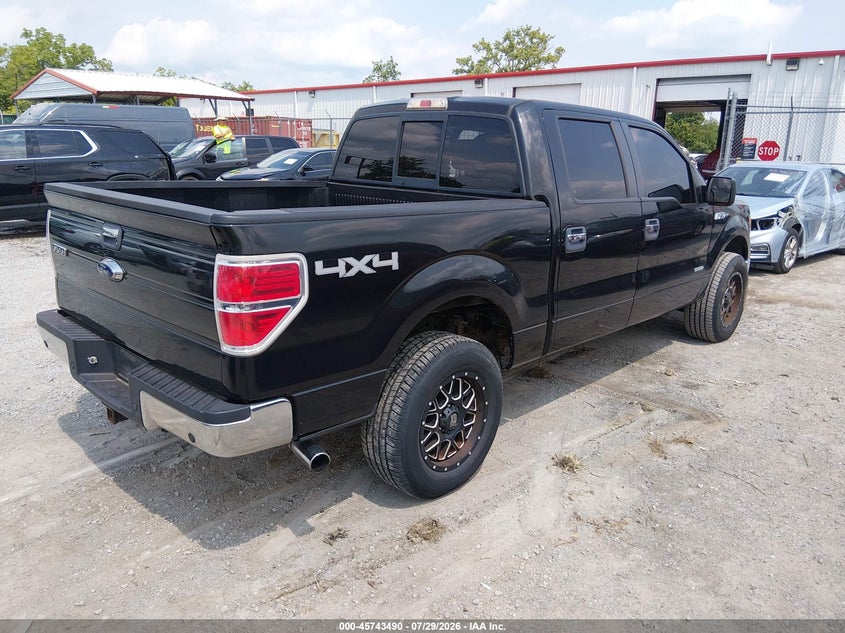 Vin: 1ftfw1et9dfd09650, lot: 46242194, ford f-150 xlt 20134
