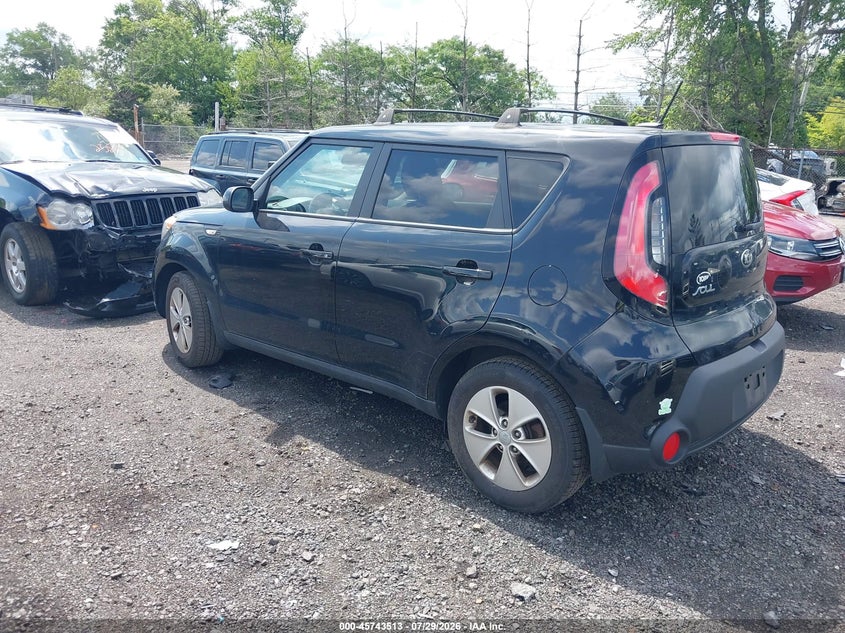 Vin: kndjn2a22e7747549, lot: 46242217, kia soul 20143