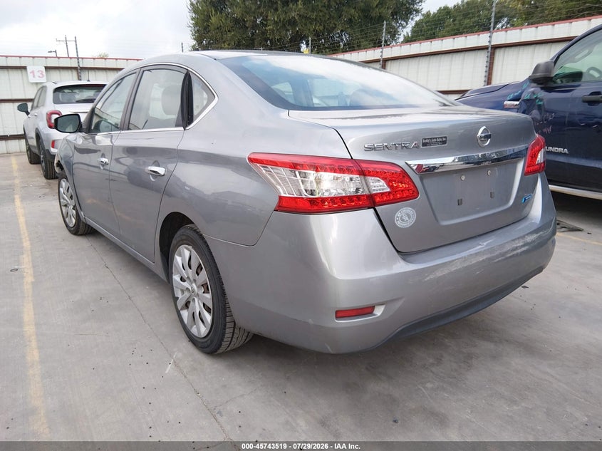 2014 NISSAN SENTRA auction photo 3