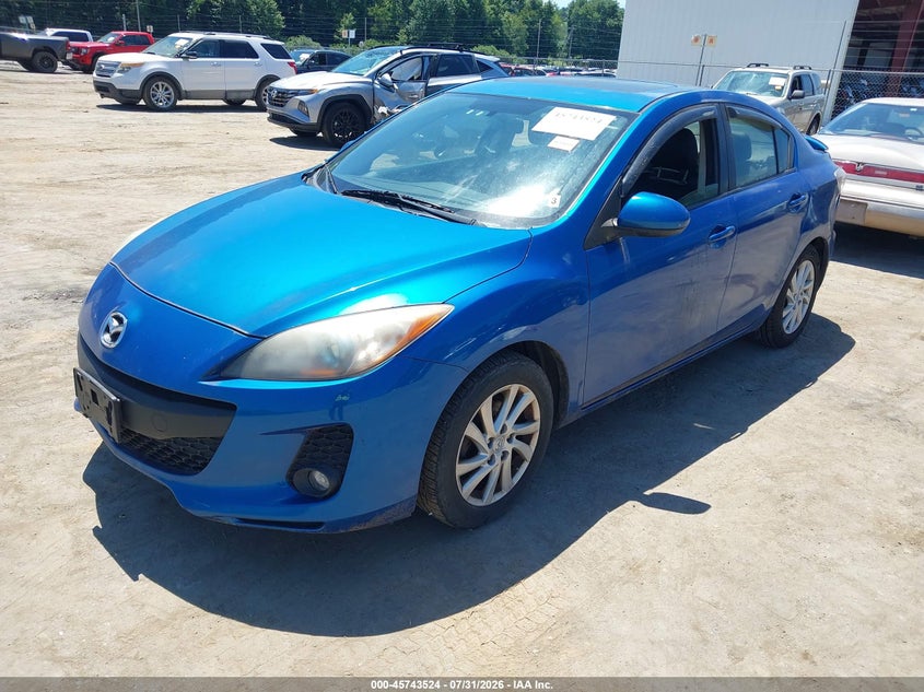 Vin: jm1bl1w85c1629917, lot: 46242228, mazda mazda3 i grand touring 20122