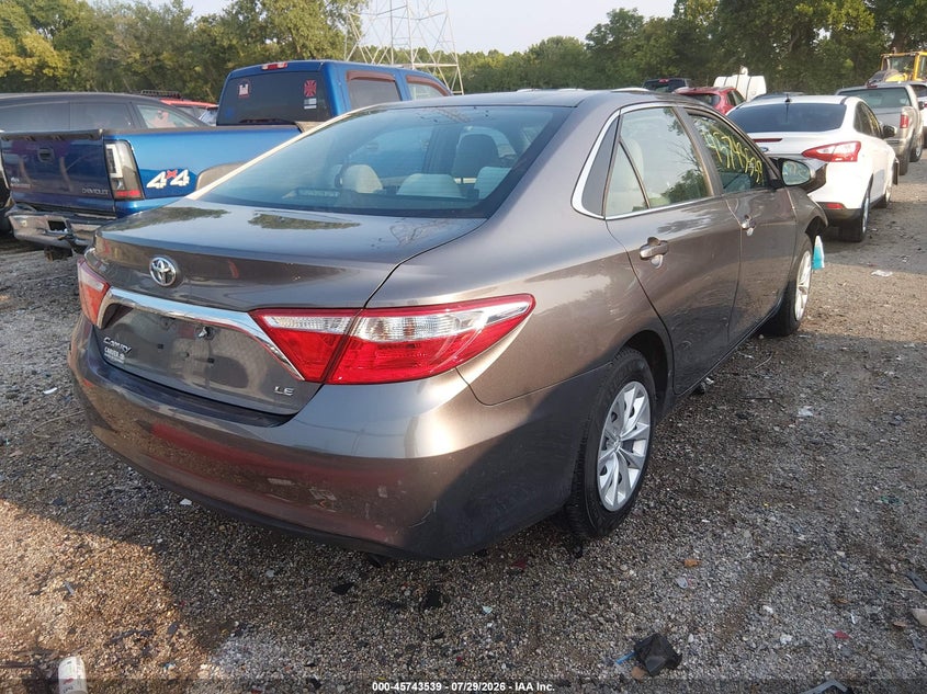 2017 TOYOTA CAMRY auction photo 4