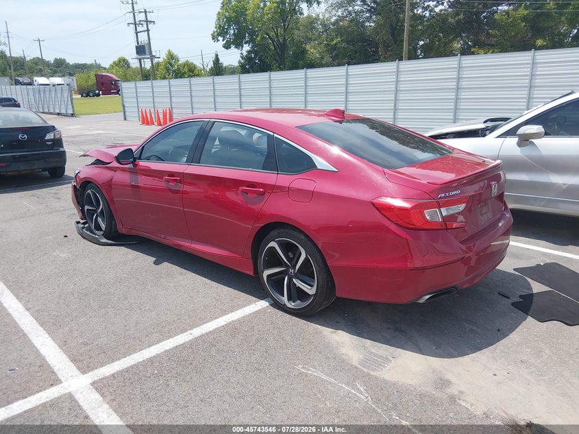Vin: 1hgcv1f37ja177731, lot: 46242250, honda accord sport 20183