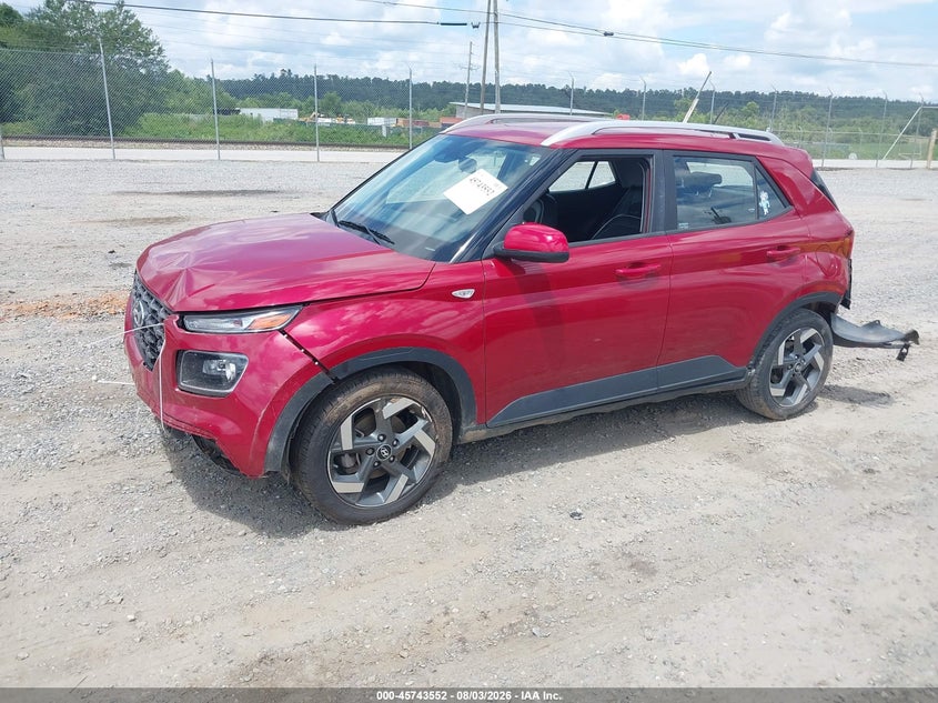 Vin: kmhrc8a36pu228752, lot: 46242256, hyundai venue limited 20232
